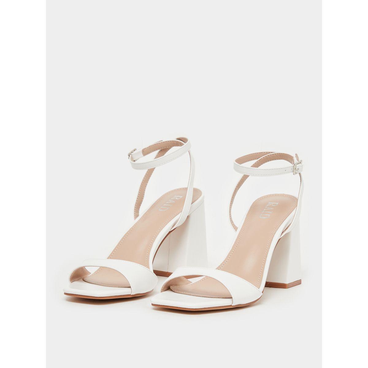 صندل سادة بكعب سميك وسير كاحل رايد × ستايلي-women-shoes-heels-image-3