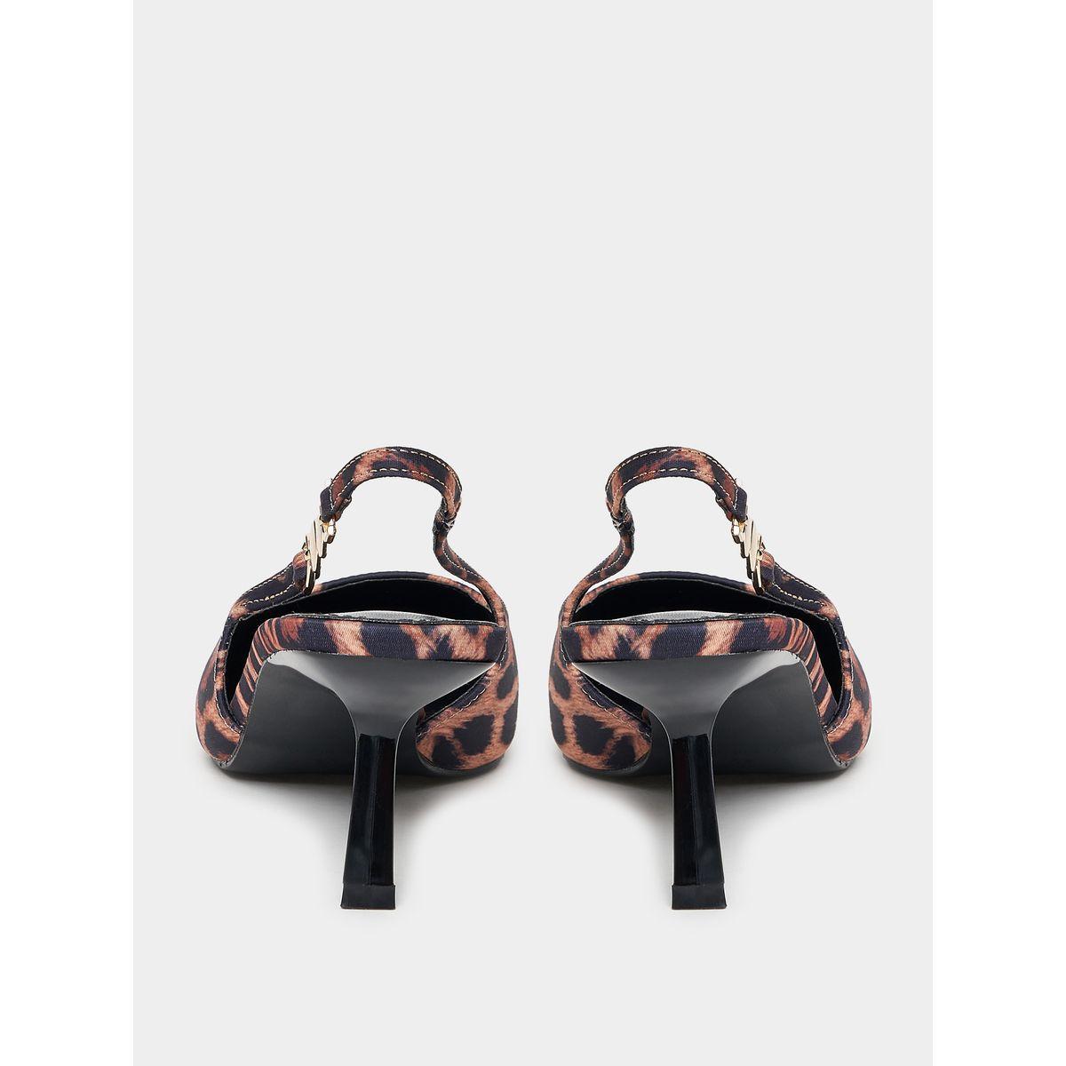 Raid X Styli  Leopard Print Slingback Kitten Heel Pumps-women-shoes-heels-image-4