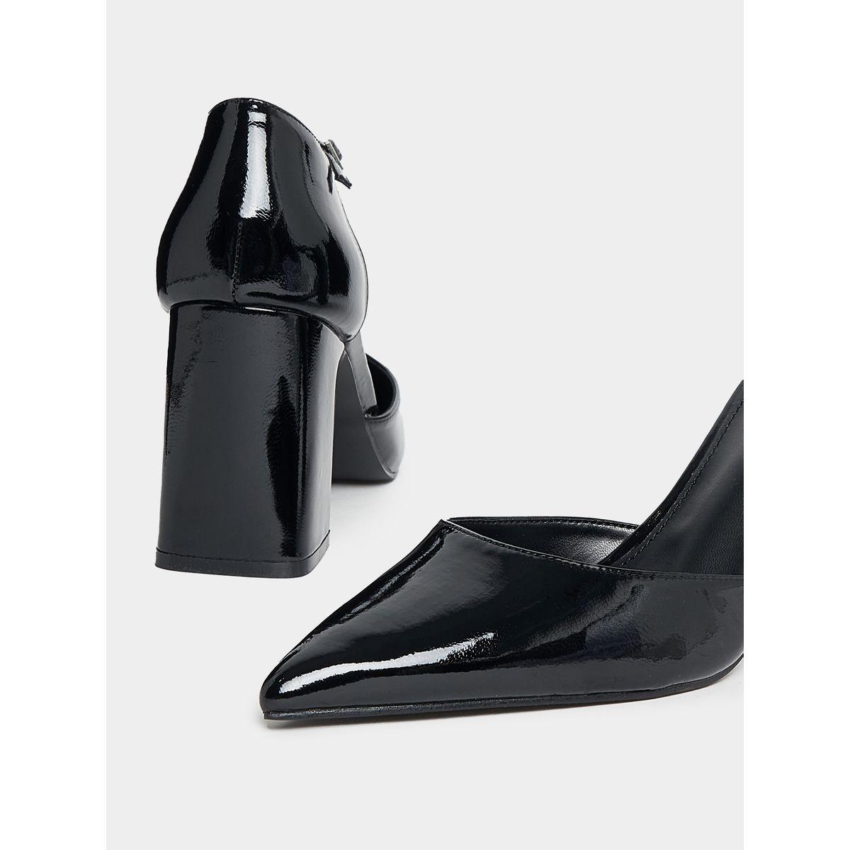Raid X Styli  Patent Ankle Strap Block Heel Shoes-women-shoes-heels-image-3