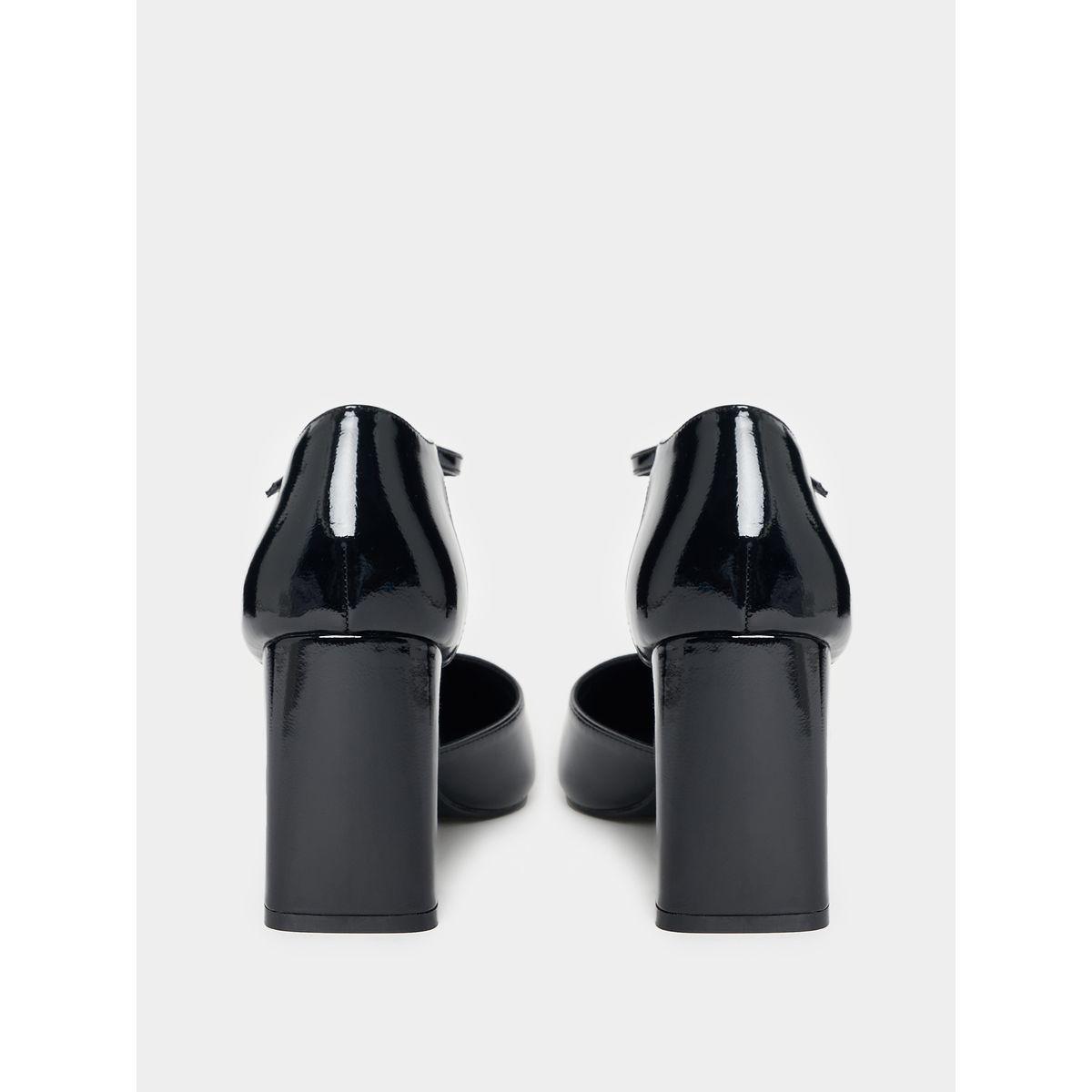Raid X Styli  Patent Ankle Strap Block Heel Shoes-women-shoes-heels-image-4