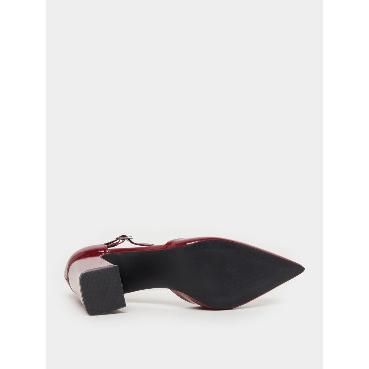 Raid X Styli  Patent Ankle Strap Block Heel Pumps-women-shoes-heels-image-7
