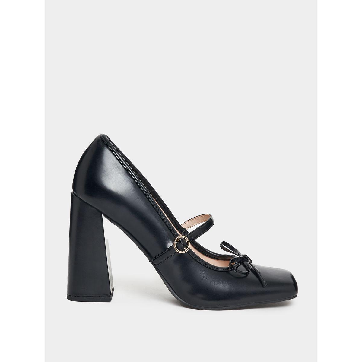 Raid X Styli  Single Strap Mary Jane Shoes with Bow Detail-women-shoes-heels-image-2