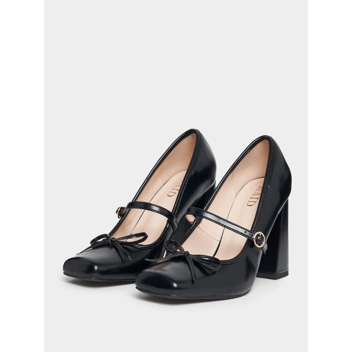 Raid X Styli  Single Strap Mary Jane Shoes with Bow Detail-women-shoes-heels-image-3