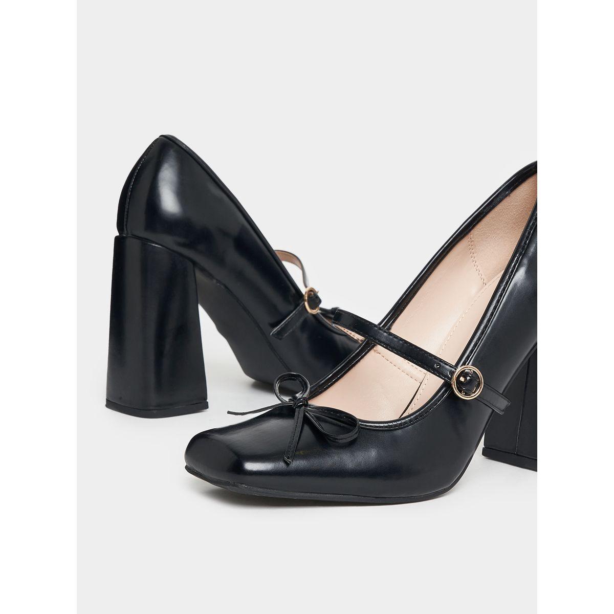Raid X Styli  Single Strap Mary Jane Shoes with Bow Detail-women-shoes-heels-image-4