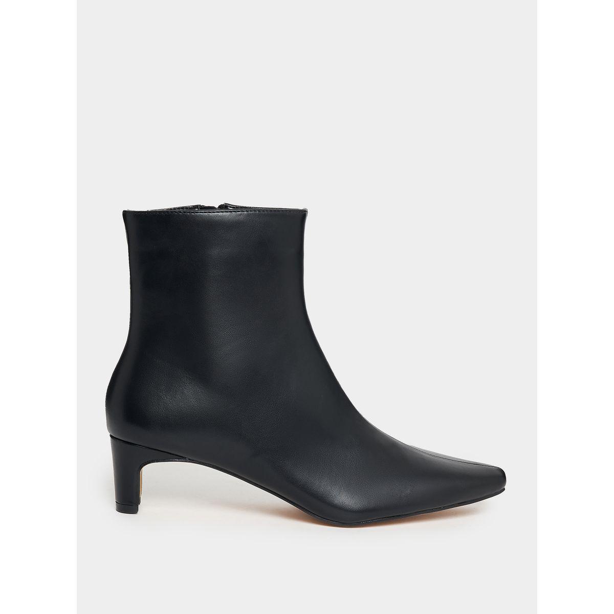 حذاء بوت بطول الكاحل ومقدمة مدببة رايد × ستايلي-women-shoes-boots-image-2