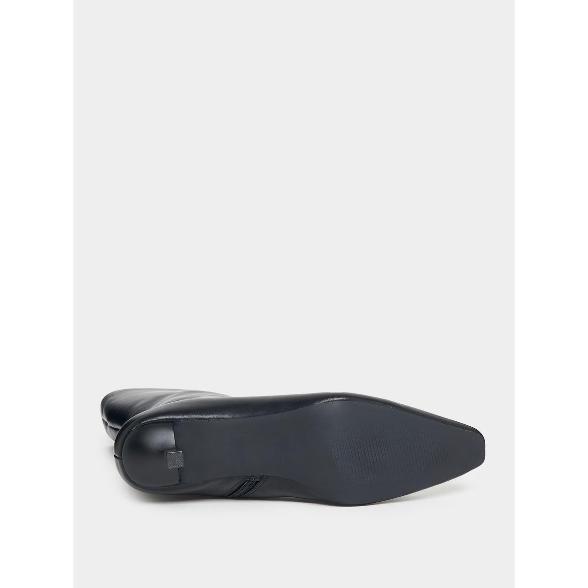 Raid X Styli  Pointed Toe Kitten Heel Boots with Zip Closure-women-shoes-boots-image-7