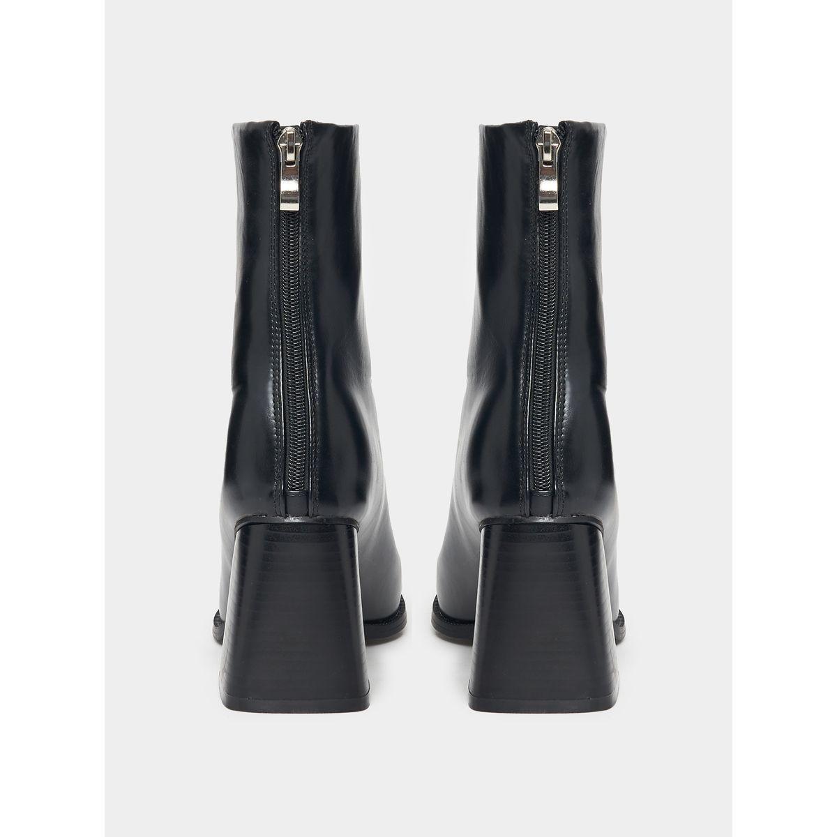 Raid X Styli  Square Toe Block Heel Leather Boots-women-shoes-boots-image-5