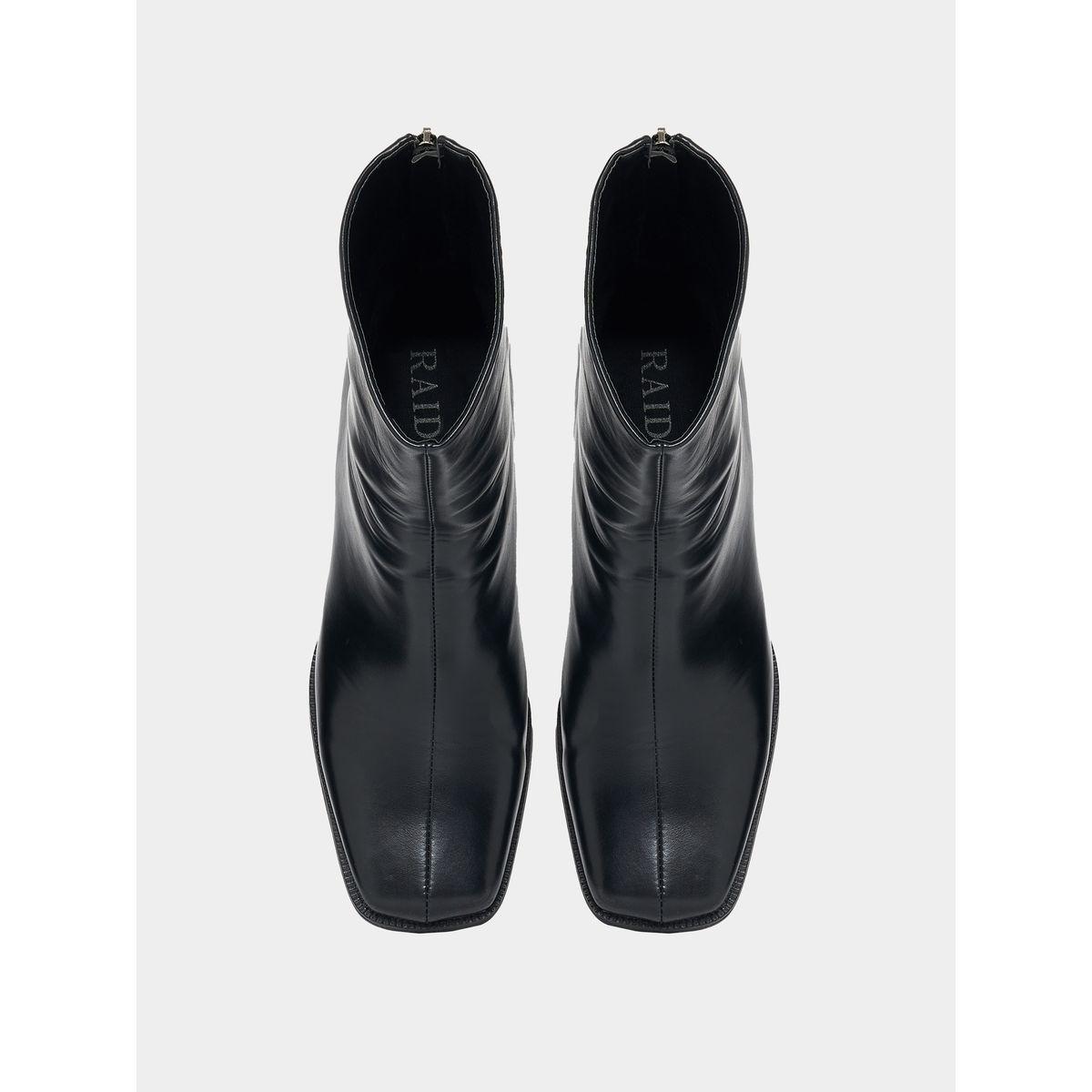 Raid X Styli  Square Toe Block Heel Leather Boots-women-shoes-boots-image-6