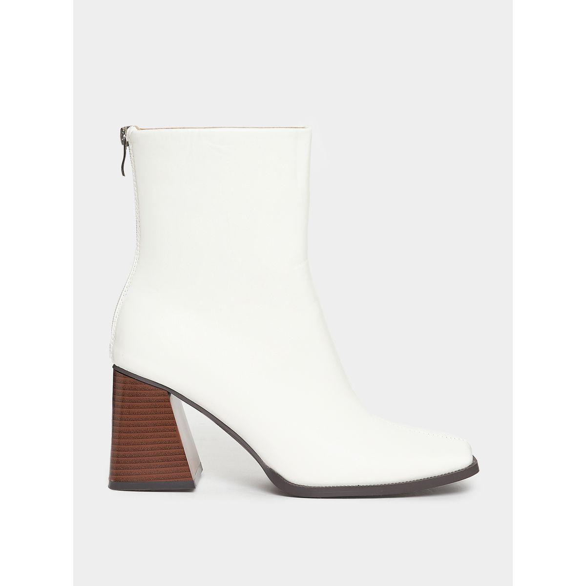 حذاء بوت بكعب سميك ومقدمة مربعة رايد × ستايلي-women-shoes-boots-image-2