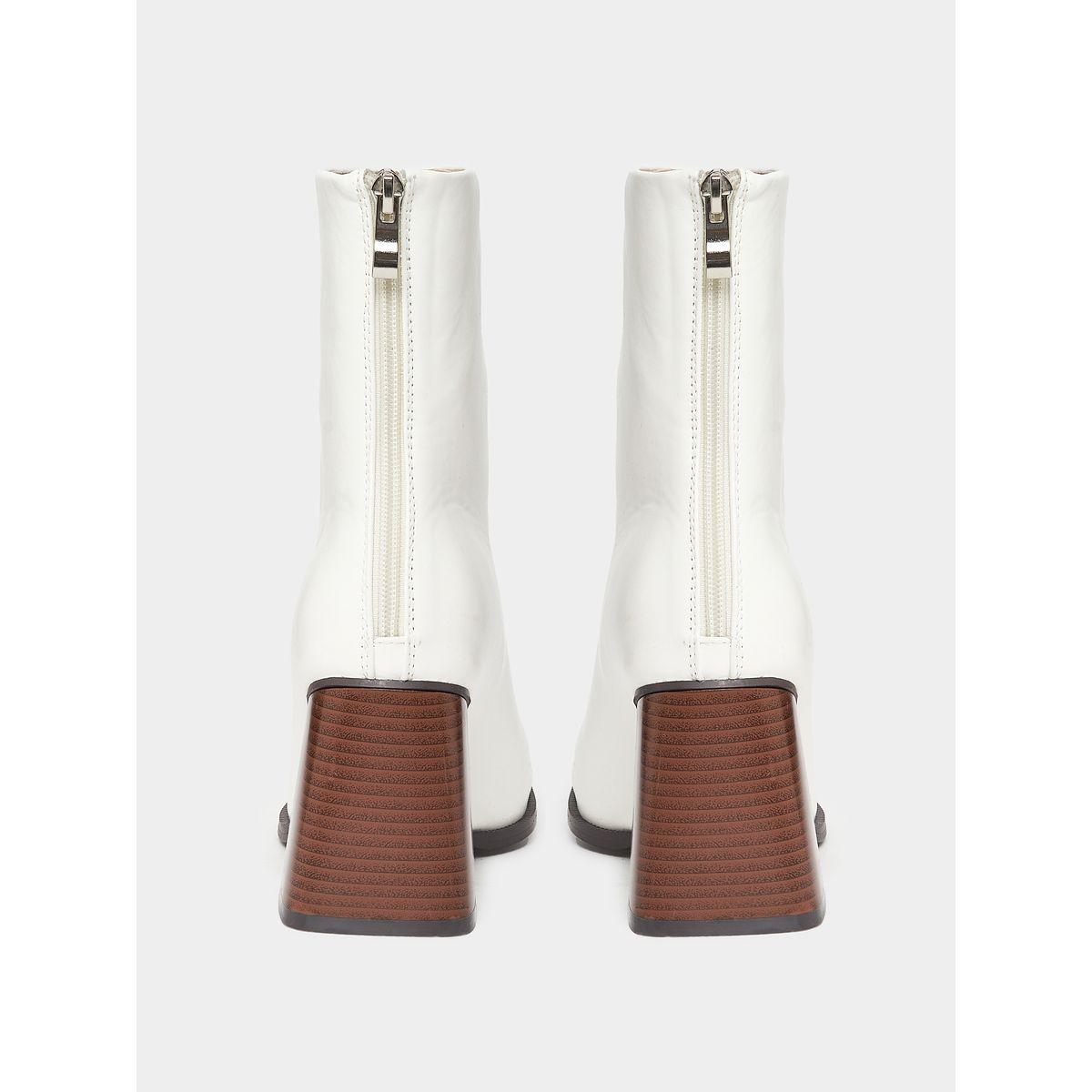 حذاء بوت بكعب سميك ومقدمة مربعة رايد × ستايلي-women-shoes-boots-image-5