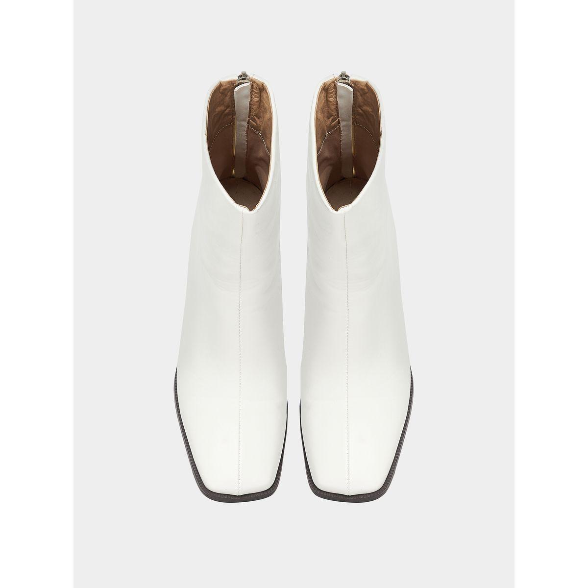 حذاء بوت بكعب سميك ومقدمة مربعة رايد × ستايلي-women-shoes-boots-image-6