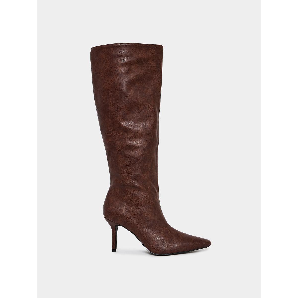 حذاء بوت بطول الكاحل ومقدمة مدببة رايد × ستايلي-women-shoes-boots-image-6