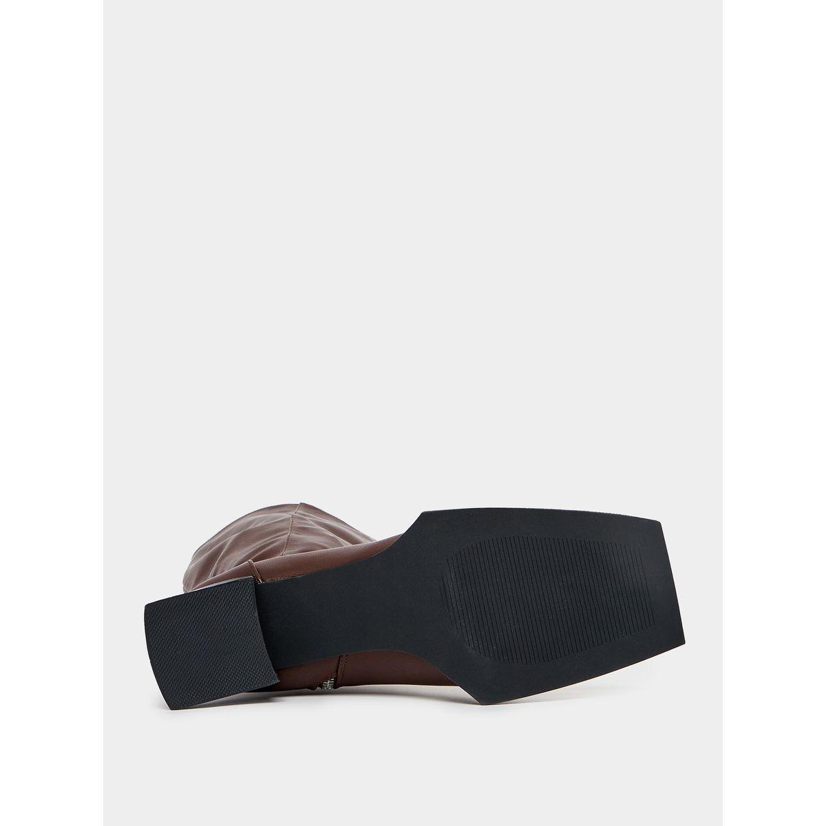 Raid X Styli  Square Toe Calf Length Rider Boots-women-shoes-boots-image-6