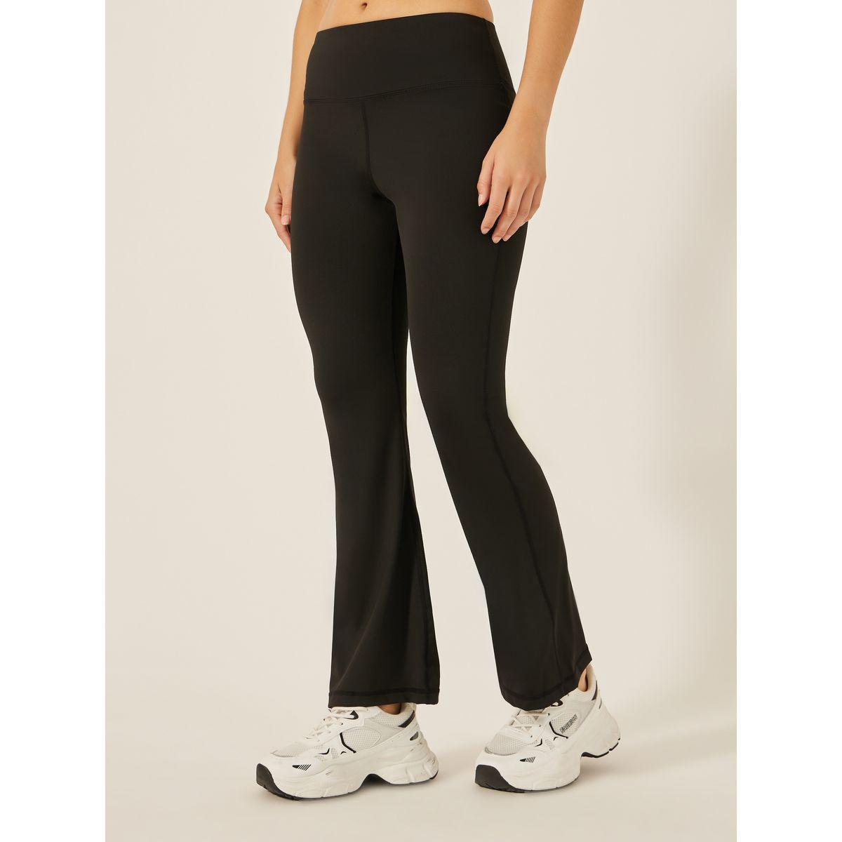 Styli Active Broad Waist Basic Flared Leggings-women-clothing-sportswearandactivewear-bottoms-image-1
