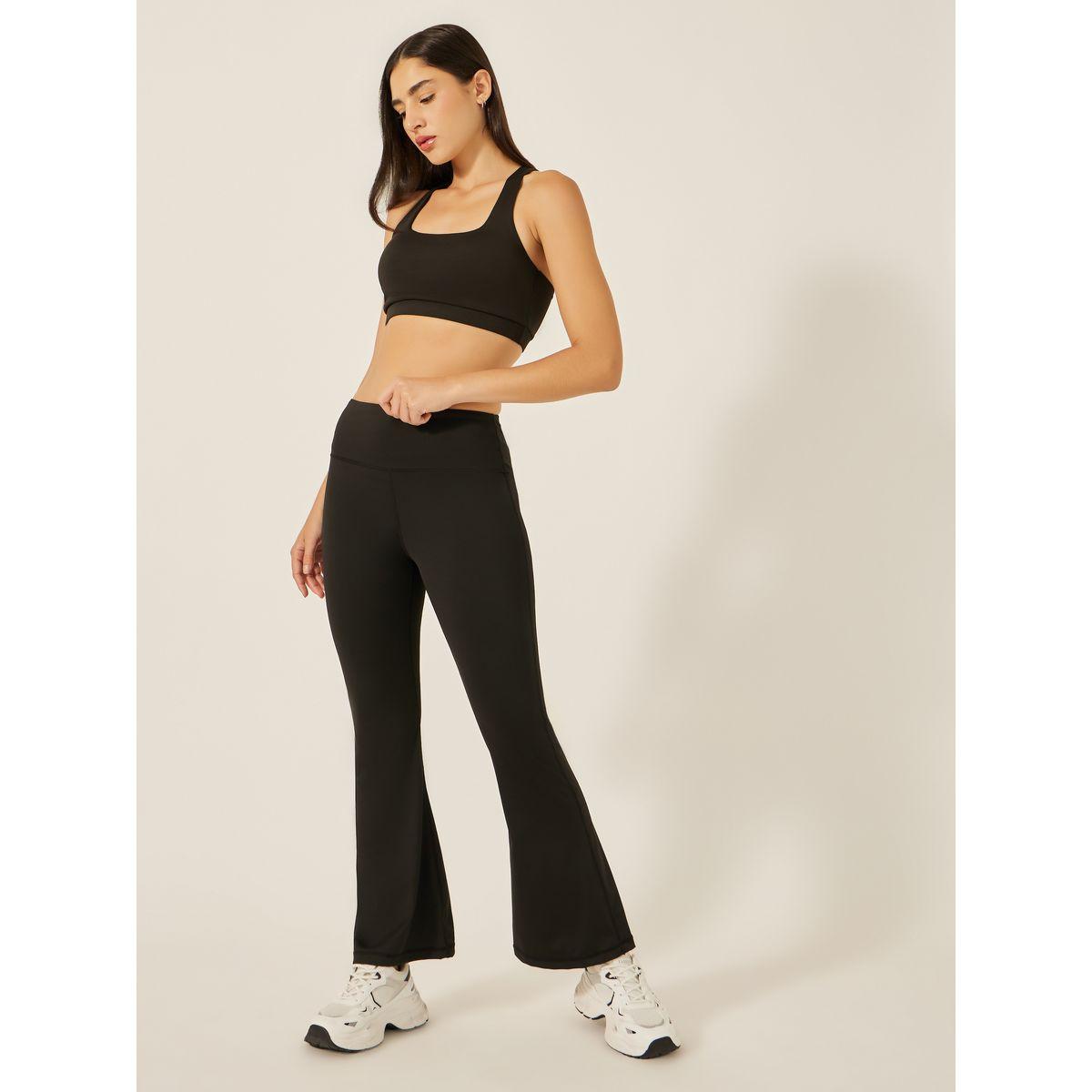 Styli Active Broad Waist Basic Flared Leggings-women-clothing-sportswearandactivewear-bottoms-image-2