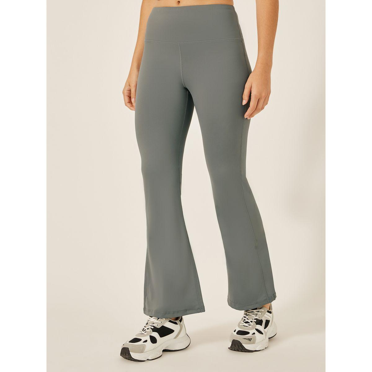 Styli Active Broad Waist Basic Flared Leggings-women-clothing-sportswearandactivewear-bottoms-image-1