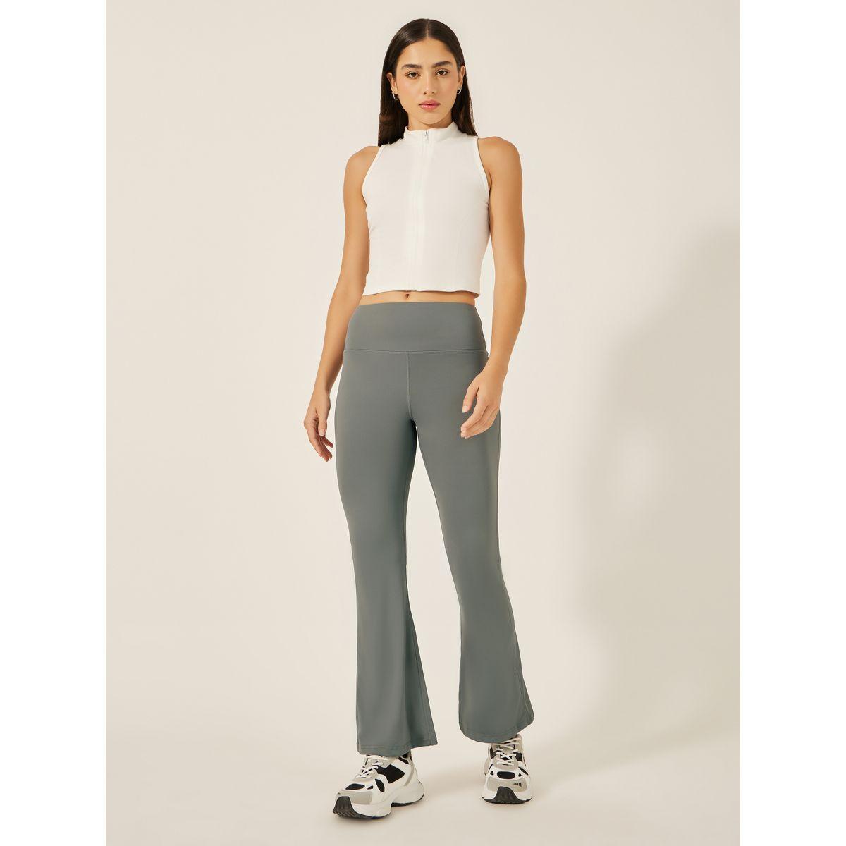 Styli Active Broad Waist Basic Flared Leggings-women-clothing-sportswearandactivewear-bottoms-image-2
