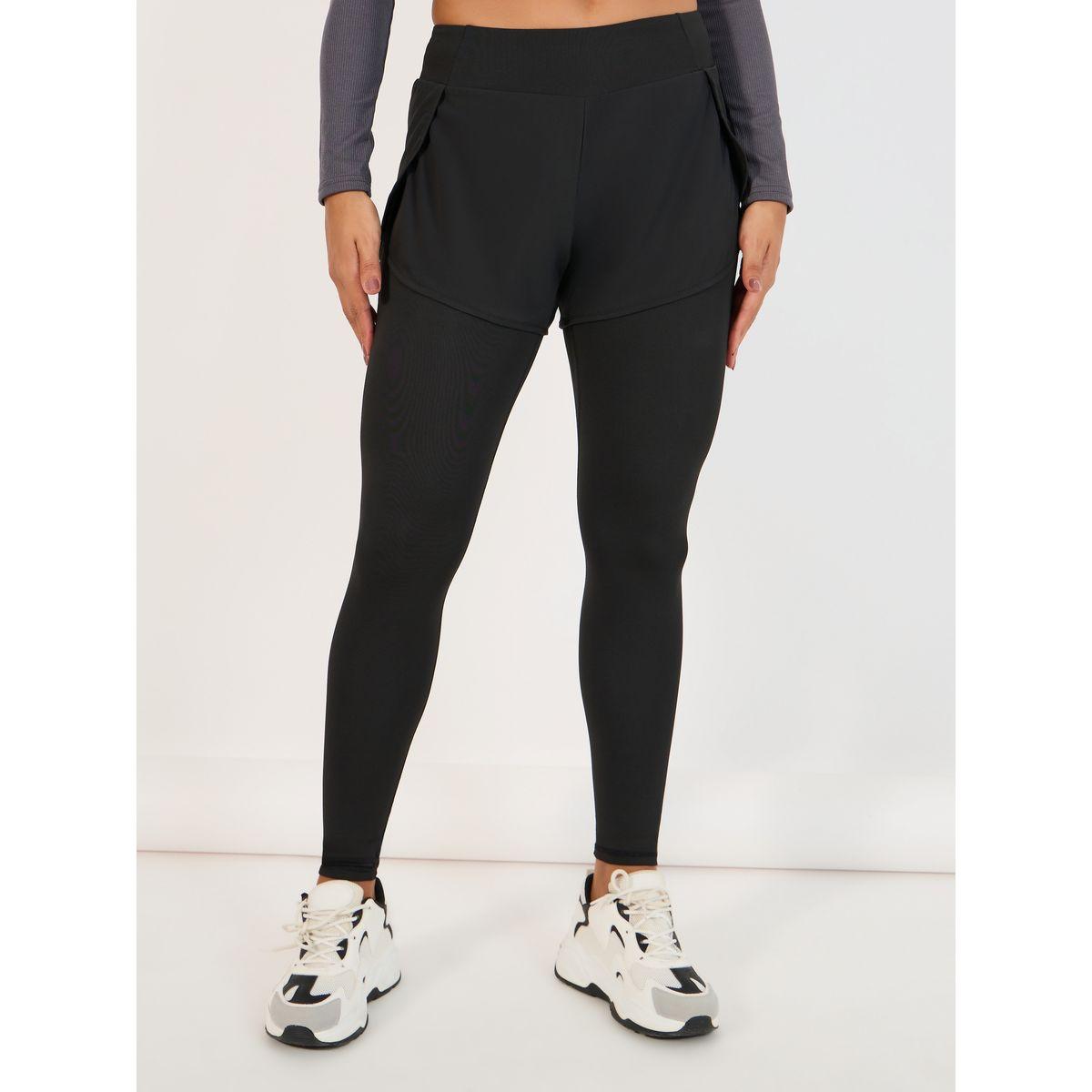Styli 2In1 Style Plain Leggings-women-clothing-sportswearandactivewear-bottoms-image-2