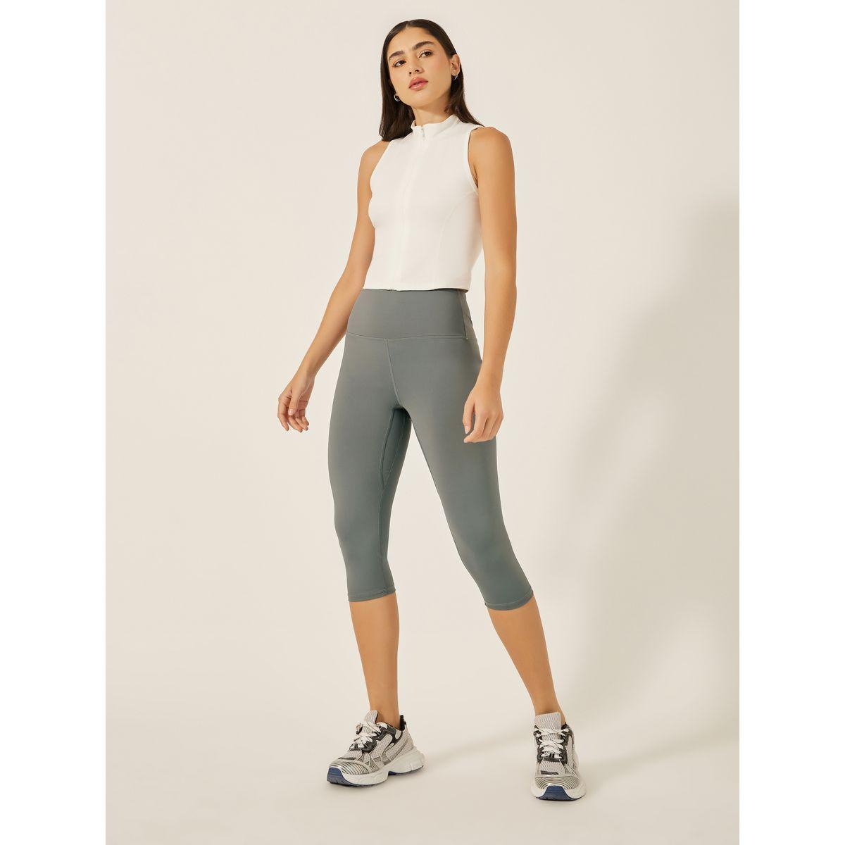 Styli Active Broad Waistband Below Knee Capri-women-clothing-sportswearandactivewear-bottoms-image-2