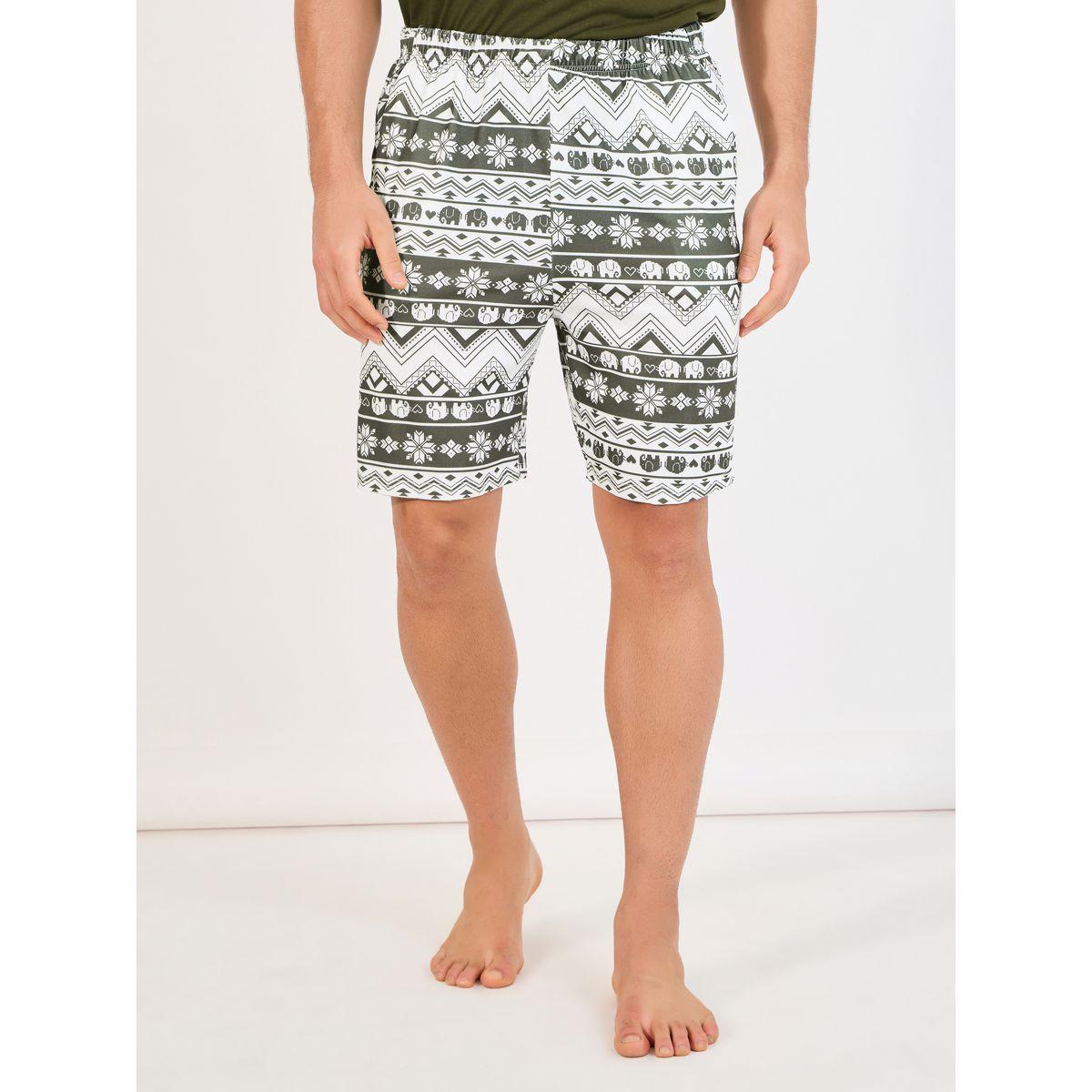Styli Unwind Contrast Pocket T-Shirt & Printed Shorts Set-men-clothing-nightwear-sets-image-4