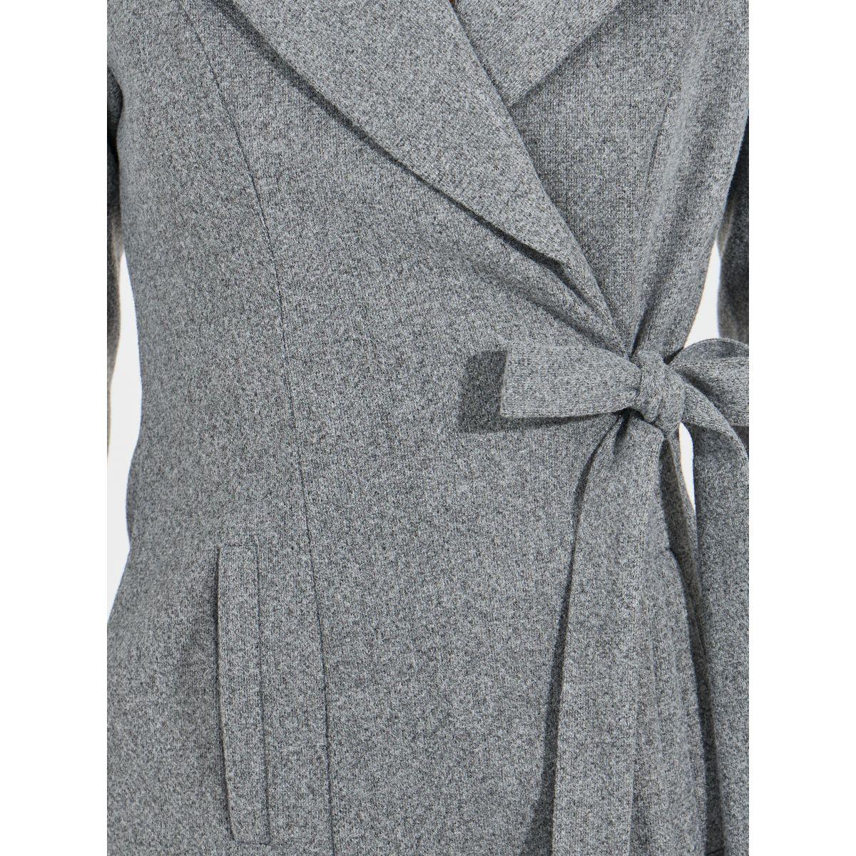 Styli Limited Tie-Up Detail Flared Wool Like Blazer Midi Dress-women-clothing-dresses-image-5