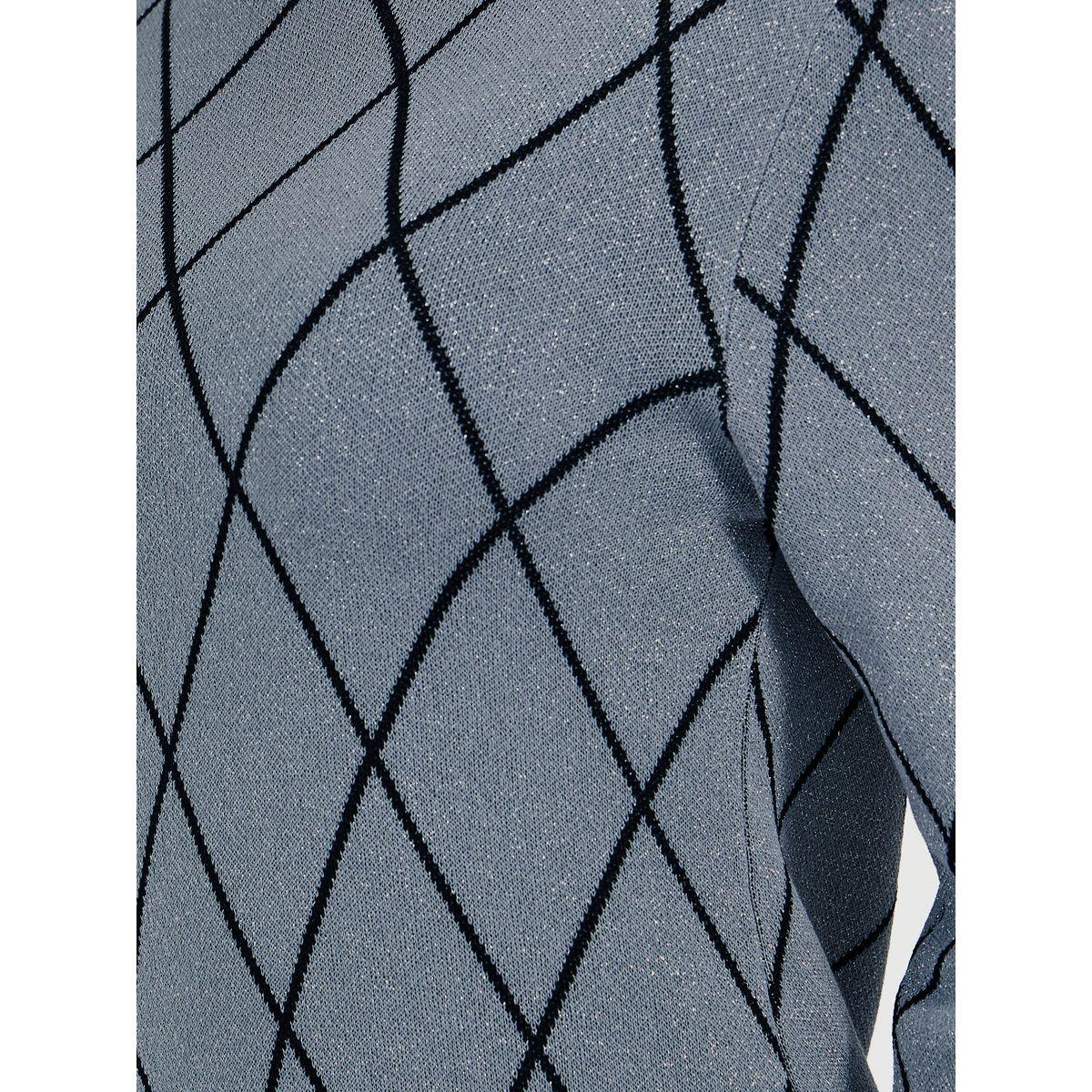 Styli Argyle Pattern Sweater Mini Dress-women-clothing-dresses-image-3