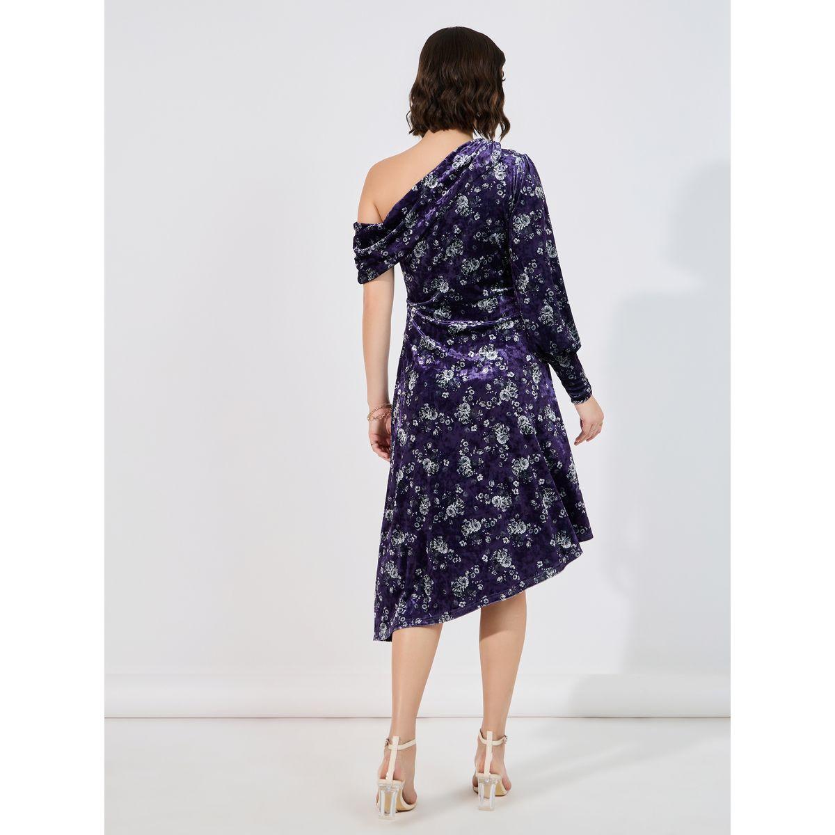 فستان ميدي بحافة غير متماثلة الطول-women-clothing-dresses-image-6