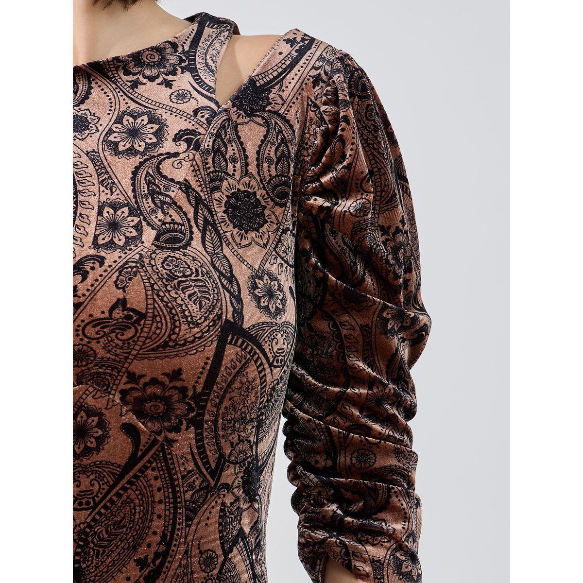 فستان ميدي مطبع بزهور مع أكتاف مكشوفة-women-clothing-dresses-image-3