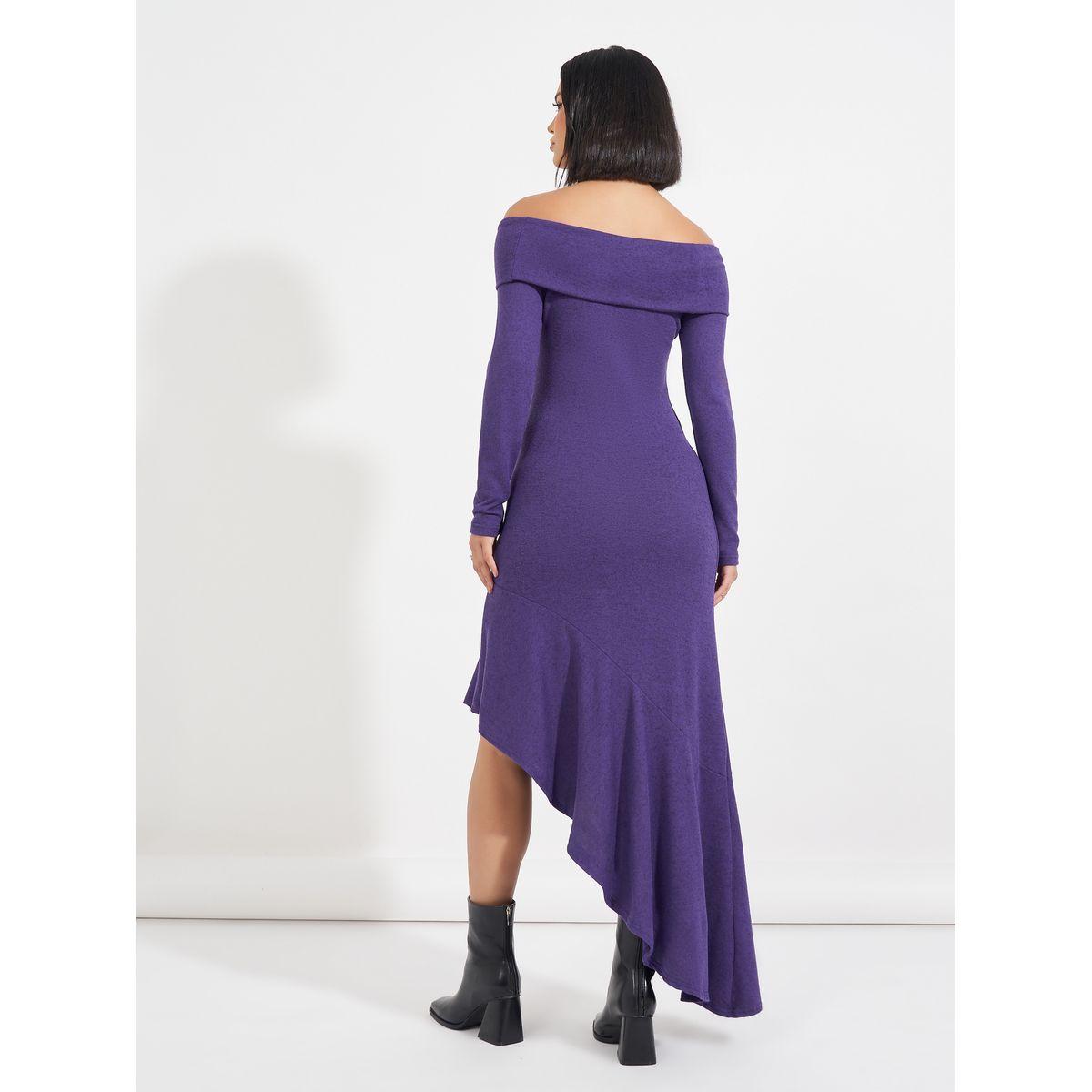فستان طويل بأكتاف مكشوفة وحافة غير متماثلة-women-clothing-dresses-image-6