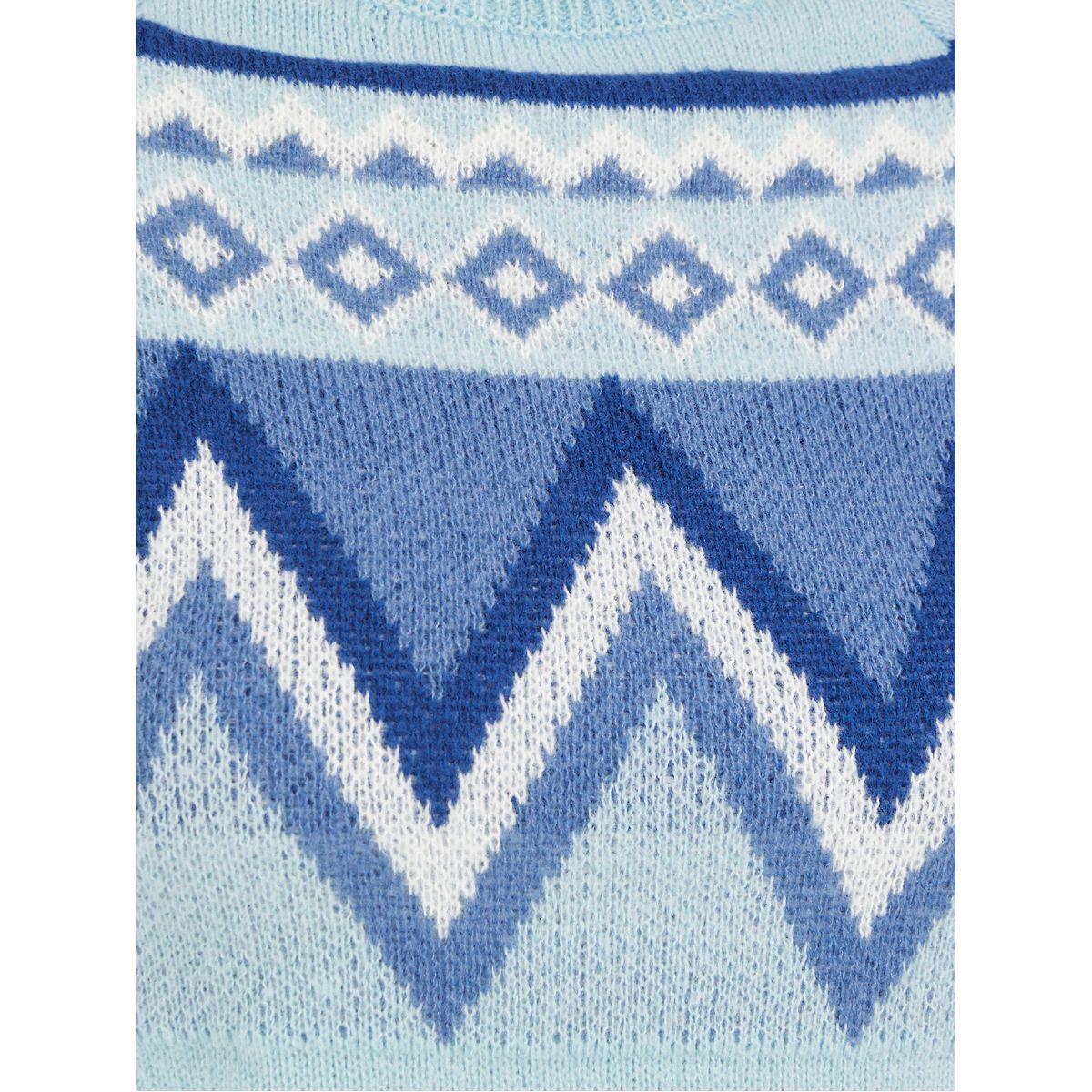 Styli Printed Panel Sweater Knee Length Dress-women-clothing-dresses-image-4