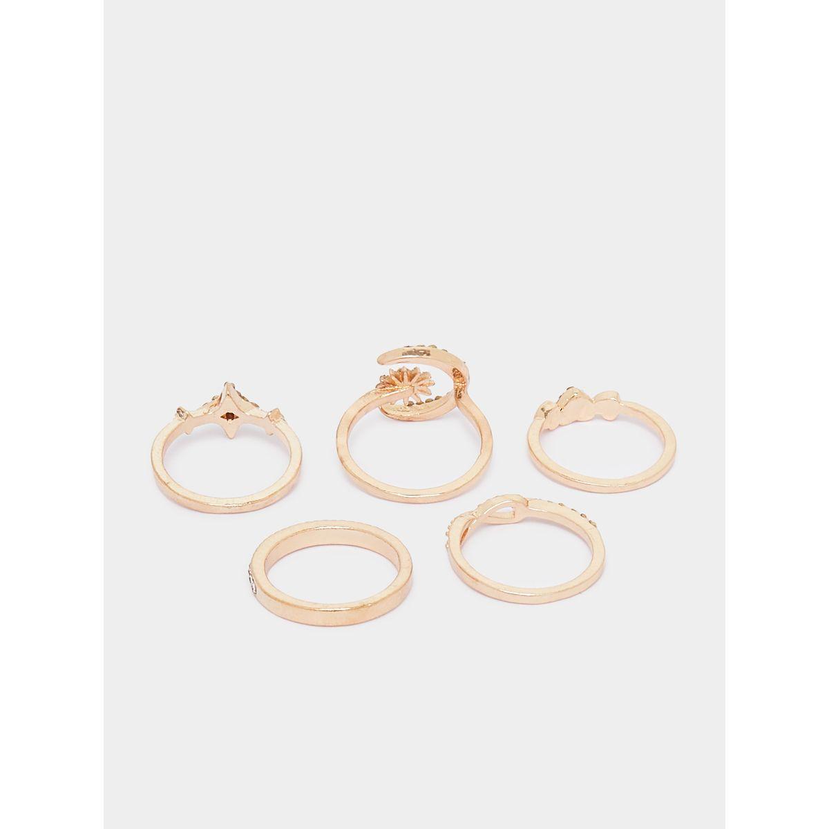Styli Set of 5 - Embellished Rings-women-watchesandjewellery-jewellery-rings-image-2