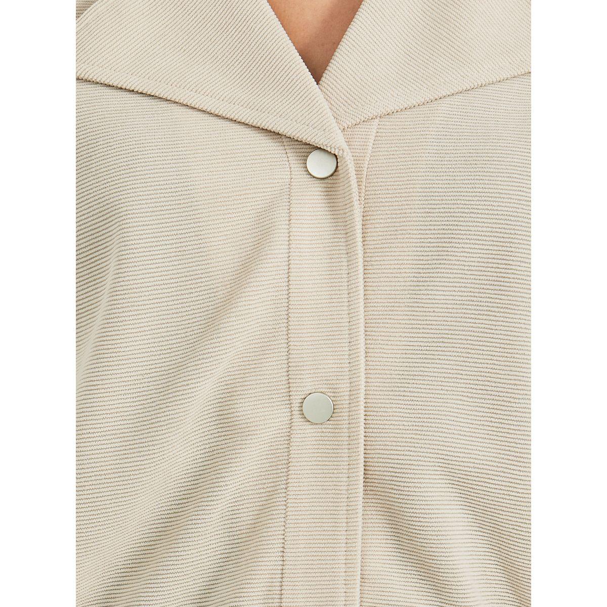 Styli Regular Fit Regular Length Corduroy Bomber Jacket-women-winterwear-coatsandjackets-jackets-image-4