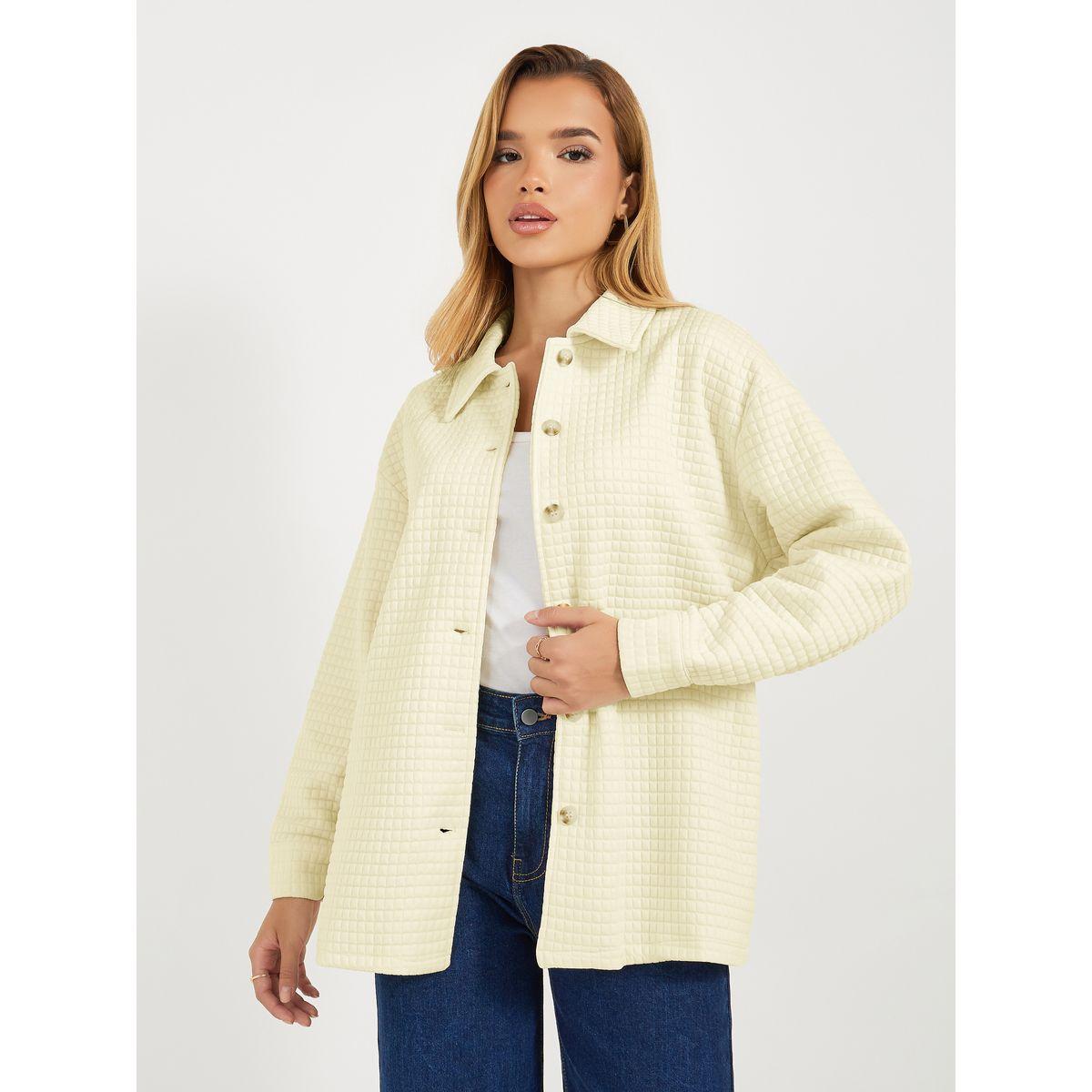 Styli Oversized Longline Textured Button Down Shacket-women-winterwear-coatsandjackets-jackets-image-2