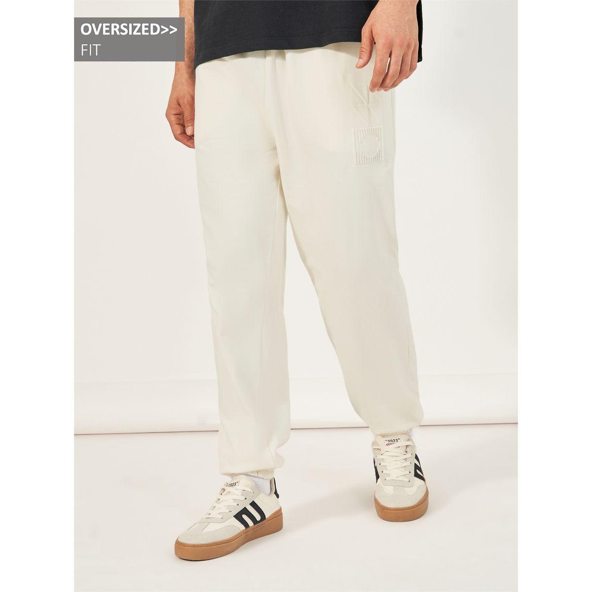Styli Premium Oversized Fleece Embossed Detail Joggers-men-clothing-bottoms-joggers-image-1