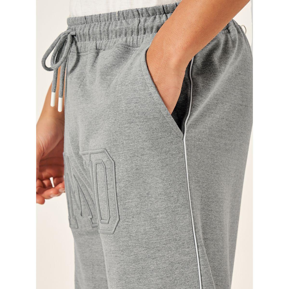 Styli Premium Wide Leg Fleece Joggers with Cording & Embroidery-men-clothing-bottoms-joggers-image-4
