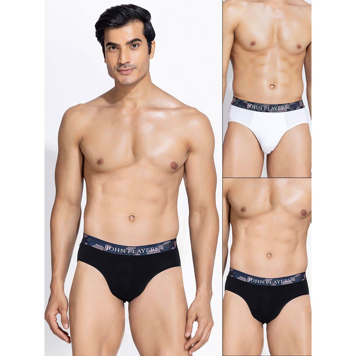مجموعة من 2 سروال داخلي بخصر مطبع جون بلاير × ستايلي-men-clothing-innerwear-underwear-image-1
