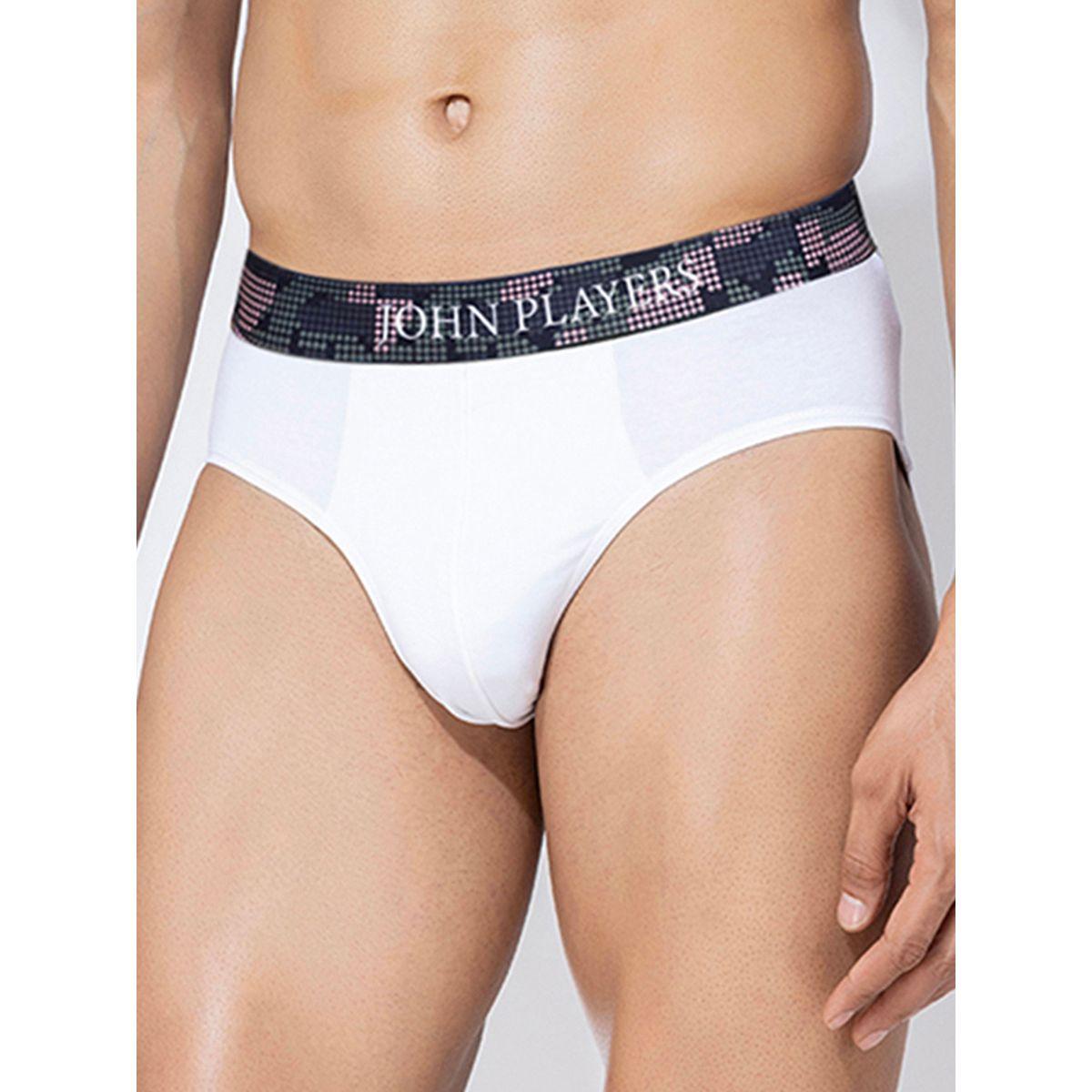 John Player X Styli  Pack of 2 - Classic Cotton Brief with Printed Waistband-men-clothing-innerwear-underwear-image-5