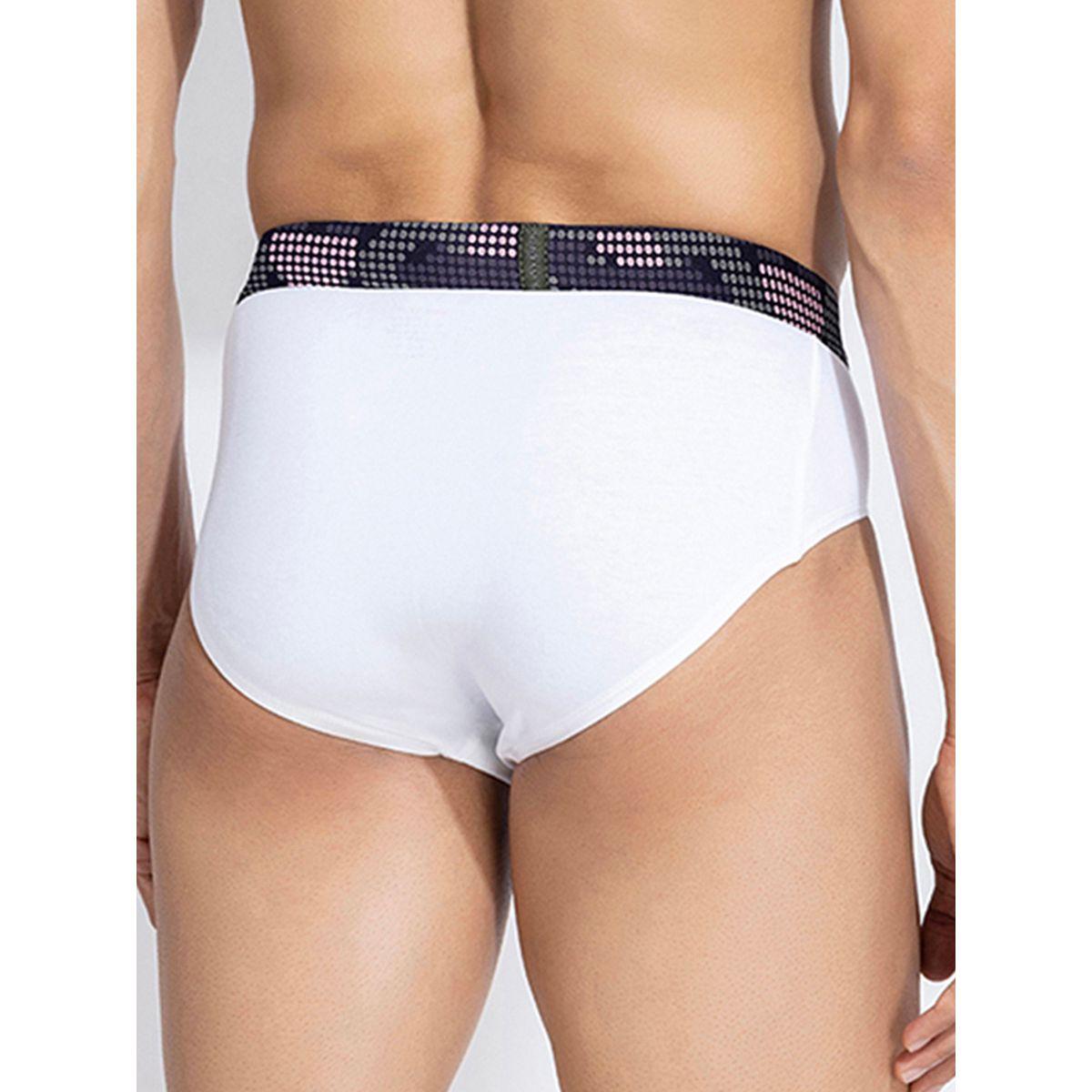 John Player X Styli  Pack of 2 - Classic Cotton Brief with Printed Waistband-men-clothing-innerwear-underwear-image-6