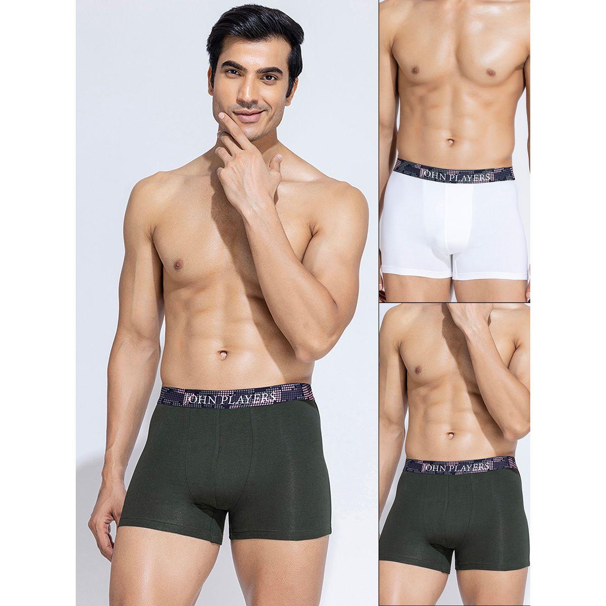 مجموعة من 2 سروال داخلي بخصر مطبع جون بلاير × ستايلي-men-clothing-innerwear-underwear-image-1