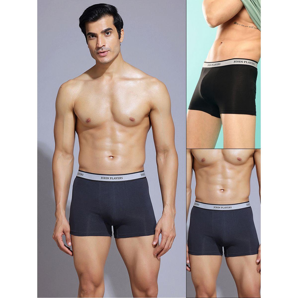 John Player X Styli  Pack of 2 - Classic Cotton Trunks-men-clothing-innerwear-underwear-image-1