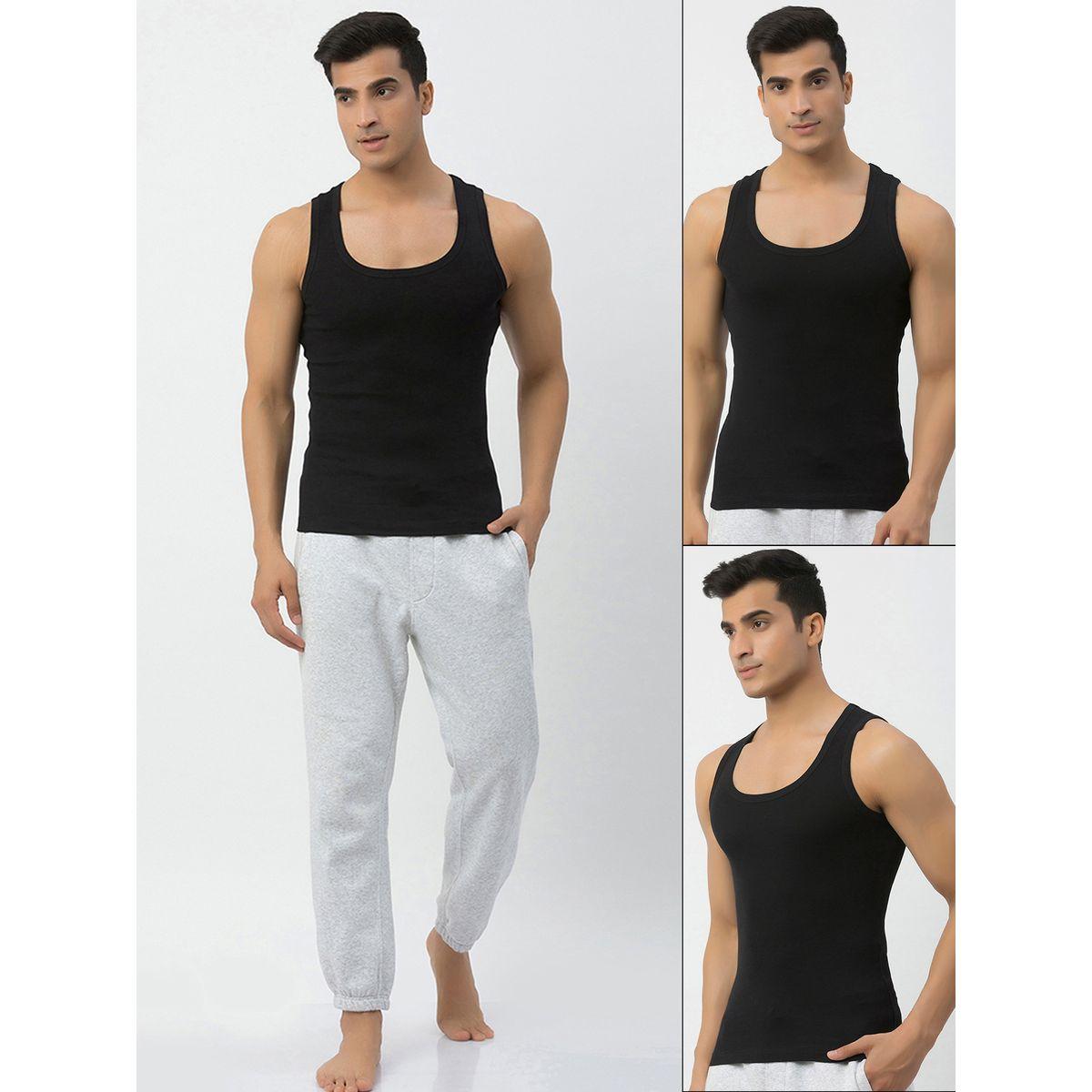 John Player X Styli  Pack of 2 - Classic Ribbed Cotton Vest-men-clothing-tshirtsandpolos-tshirts-image-1