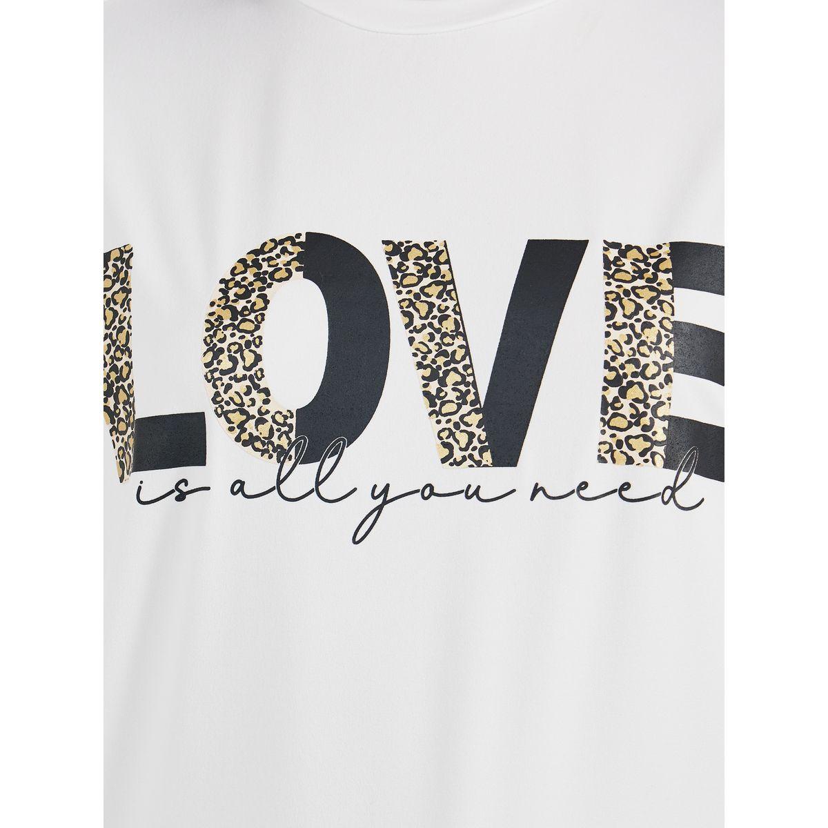 تيشيرت فضفاض بياقة دائرية وطبعة كتابة-women-clothing-tshirts-image-3