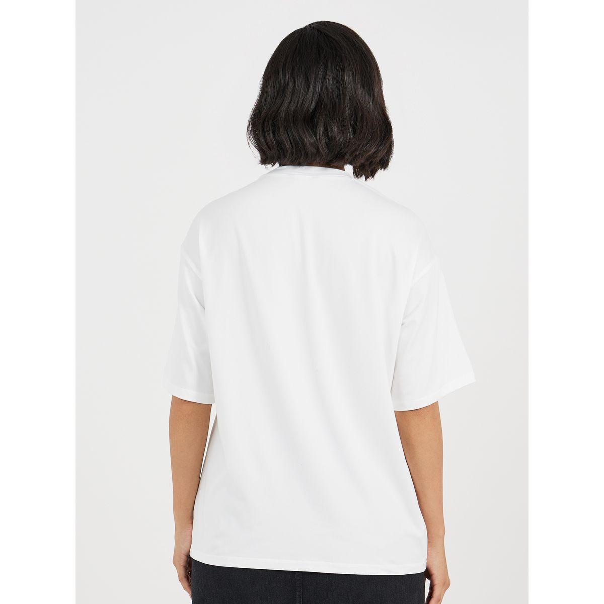 Styli Oversized Slogan Print Round Neck Longline T-shirt-women-clothing-tshirts-image-4
