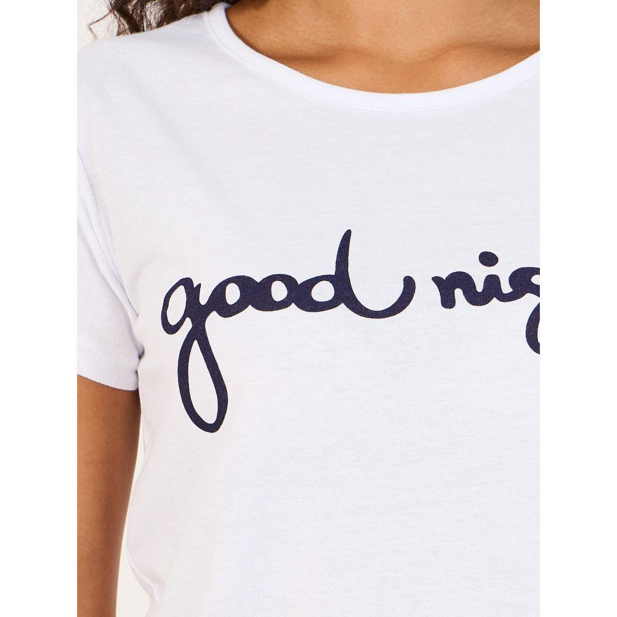 طقم من بنطال بيجاما وتيشيرت مع قناع عين-women-clothing-nightwear-pyjamas-longsets-image-3