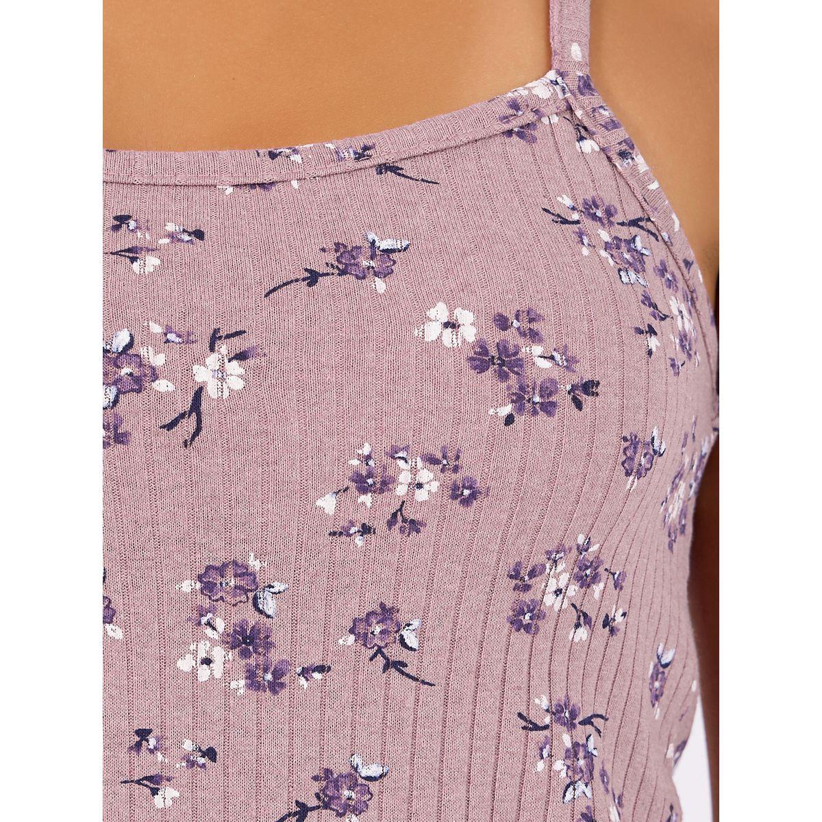 طقم من بنطال بيجاما مع بلوزة كامي مطبعة بالكامل-women-clothing-nightwear-pyjamas-longsets-image-3