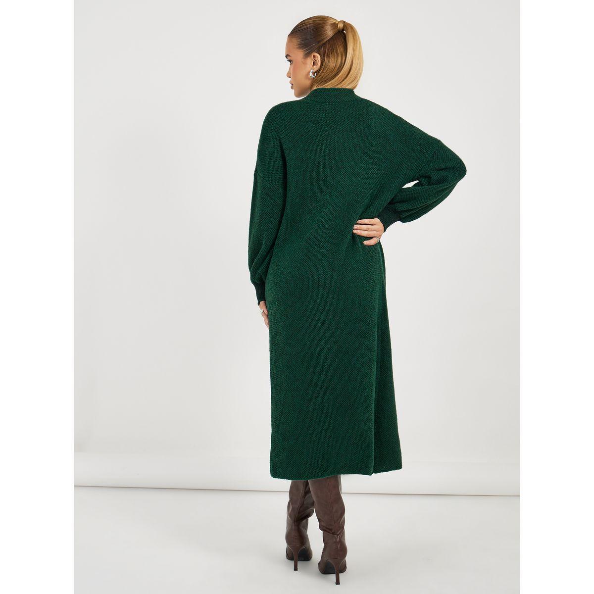Styli Regular Fit Midi Length Front Open Cardigan-women-winterwear-cardigansandjumpers-cardigans-image-4