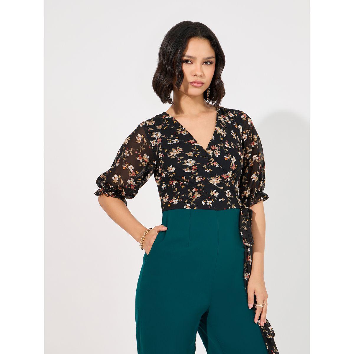 جمبسوت مطبع بزهور مع أرجل واسعة-women-clothing-jumpsuits-image-2