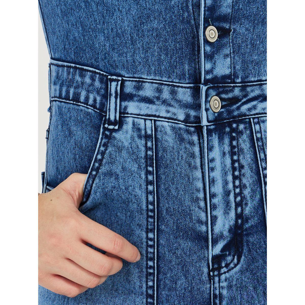 Styli Button Front Detail Flared Denim Jumpsuit-women-clothing-jumpsuits-image-3
