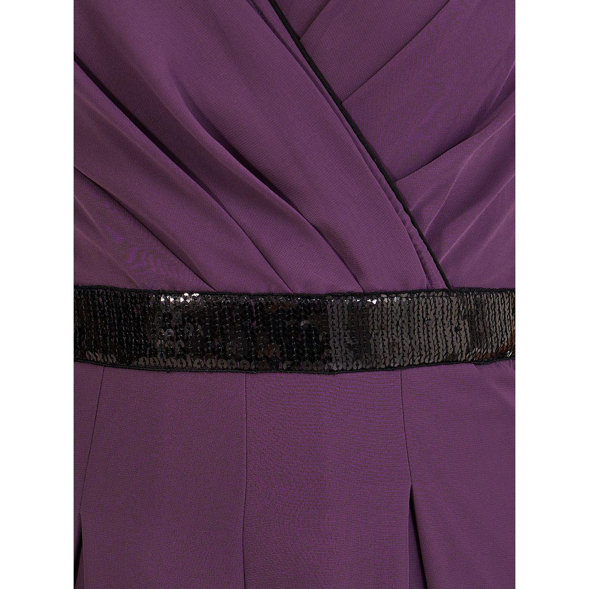 Styli Wide Leg Wrap Front Sequined Band Jumpsuit-women-clothing-jumpsuits-image-3