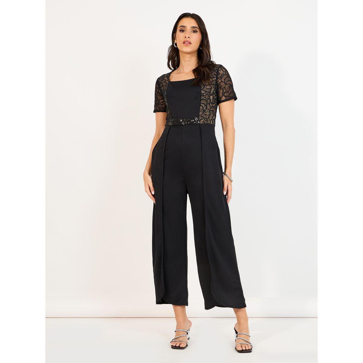 Styli Lace Insert Wide Leg Jumpsuit-women-clothing-jumpsuits-image-1